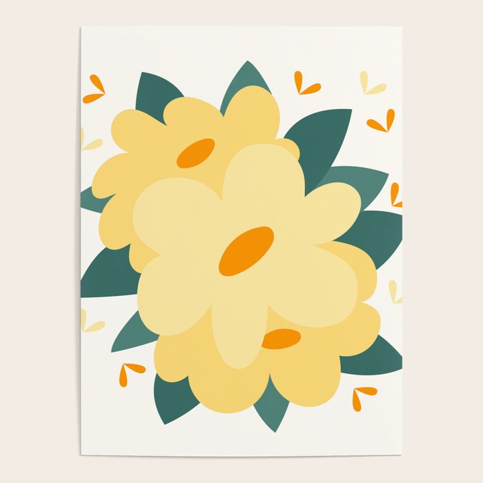 Yellow flowers Poster Gallery Image 4