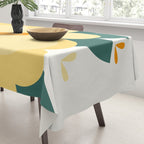 Yellow flowers Tablecloth Gallery Image 3