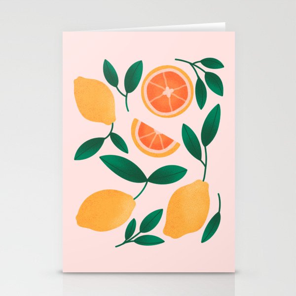 Citrus Fruits Stationery Card Gallery Image 1