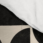 Half Moons in Black + Cream Comforter Gallery Image 4