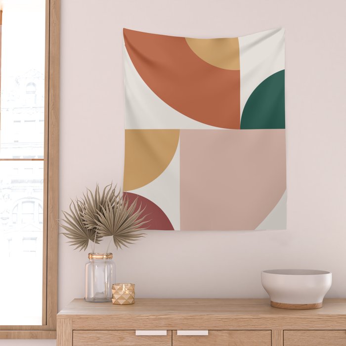 Abstract Geometric 13 Wall Tapestry Gallery Image 2