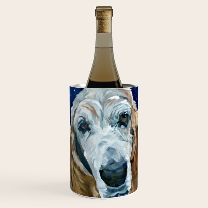 Basset Hound Nebula Stickers Dog Portrait Wine Chiller Gallery Image 2
