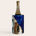 Basset Hound Nebula Stickers Dog Portrait Wine Chiller Gallery Image 1