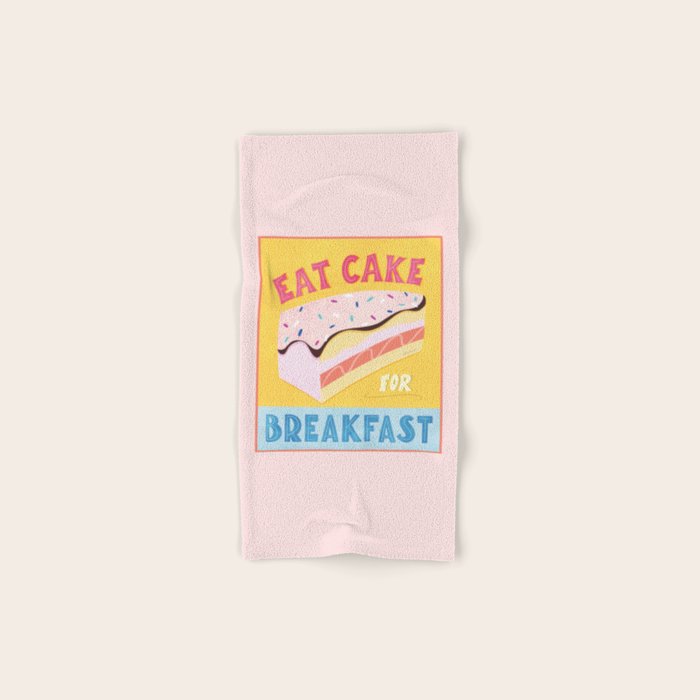 Eat Cake for Breakfast Bath Towel Gallery Image 1