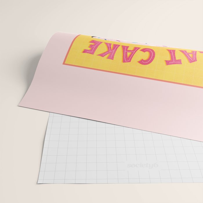 Eat Cake for Breakfast Wrapping Paper Gallery Image 2