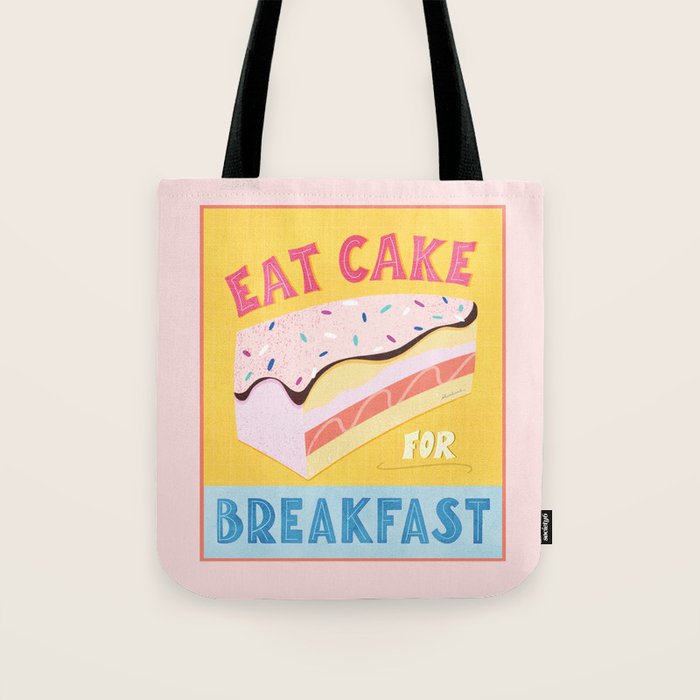 Eat Cake for Breakfast Tote Bag Gallery Image 1