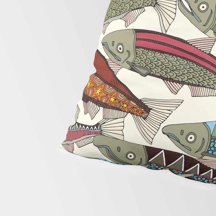Alaskan salmon pearl Pillow Sham Gallery Image 4