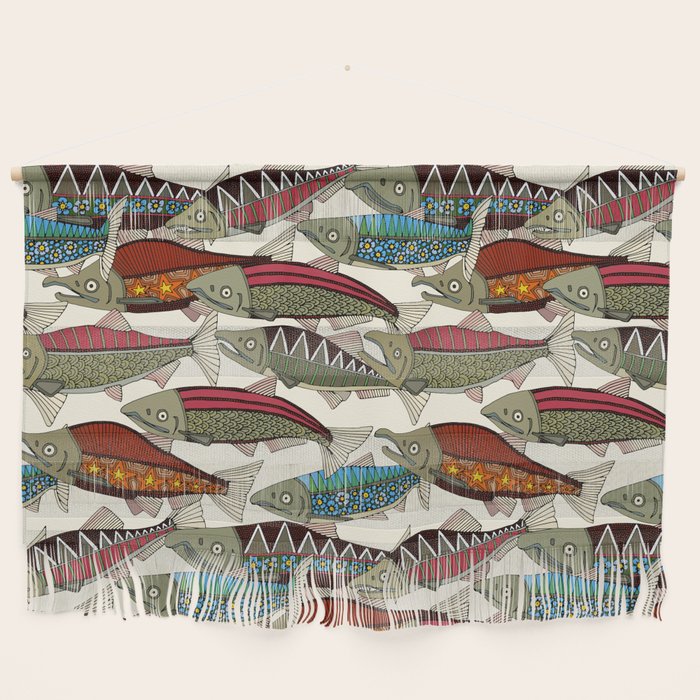 Alaskan salmon pearl Wall Hanging Gallery Image 1