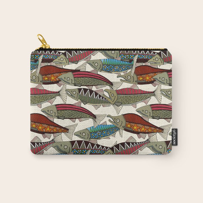 Alaskan salmon pearl Carry All Pouch Gallery Image 1