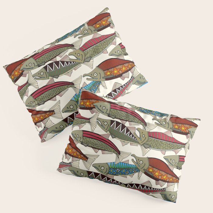 Alaskan salmon pearl Pillow Sham Gallery Image 1