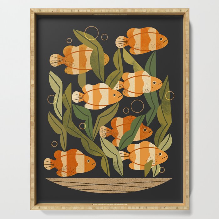 Seven Clownfish Serving Tray Gallery Image 1
