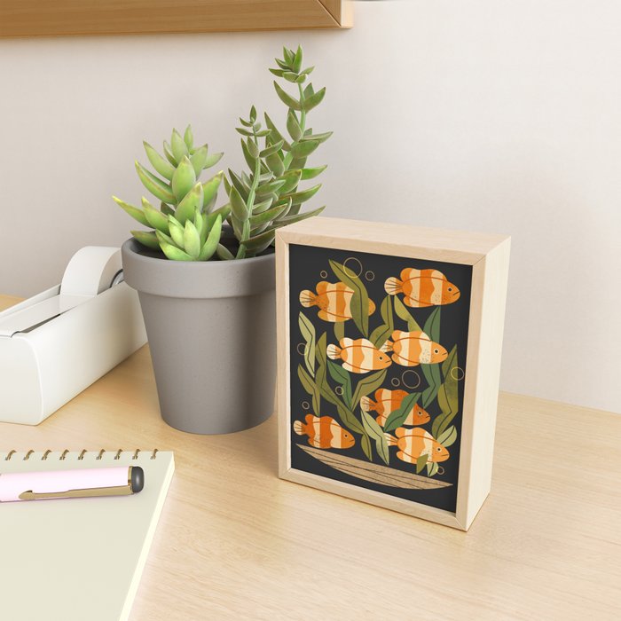 Seven Clownfish Mini Art Print Gallery Image 2
