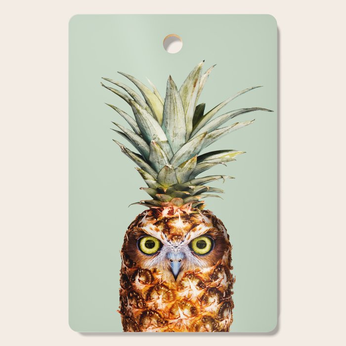 PINEAPPLE OWL Cutting Board Gallery Image 1