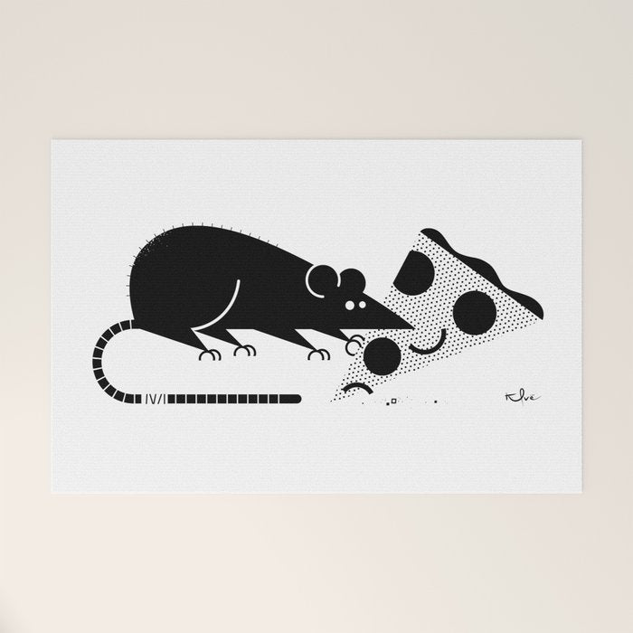 Pizza Rat Welcome Mat Gallery Image 1