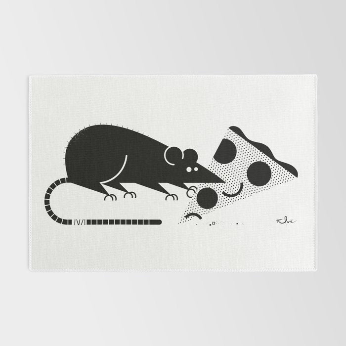 Pizza Rat Rug Gallery Image 2