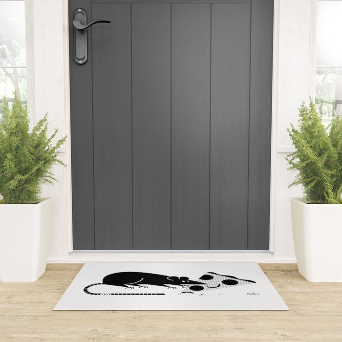 Pizza Rat Welcome Mat Gallery Image 3