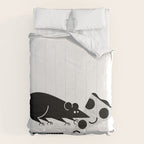 Pizza Rat Comforter Gallery Image 6