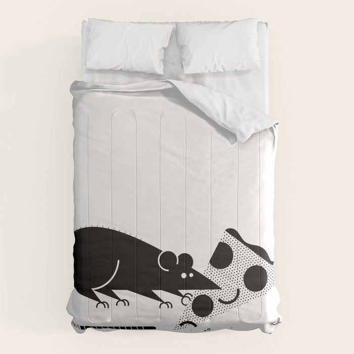 Pizza Rat Comforter Gallery Image 6