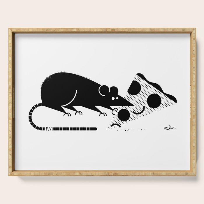 Pizza Rat Serving Tray Gallery Image 1