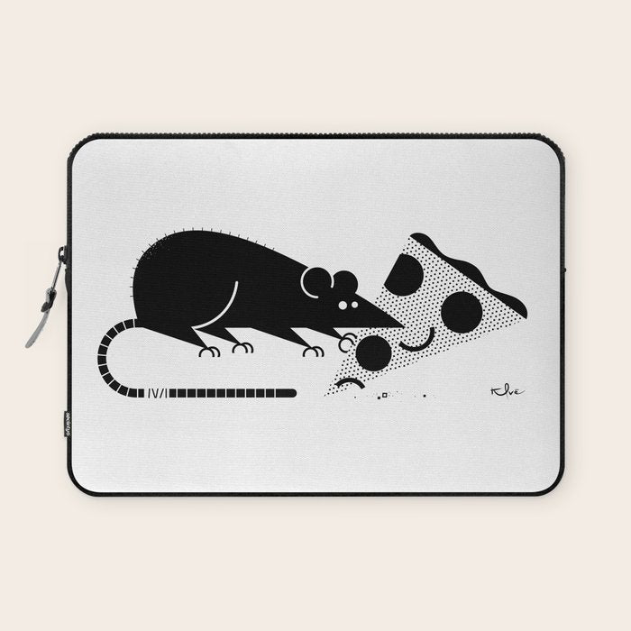 Pizza Rat Laptop Sleeve Gallery Image 1