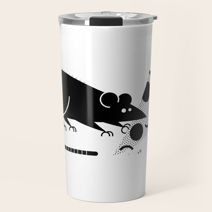 Pizza Rat Travel Mug Gallery Image 1