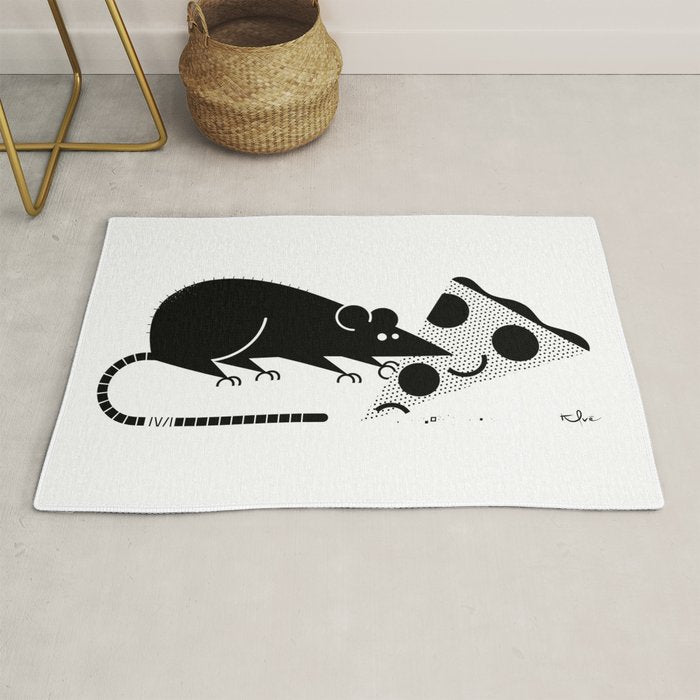 Pizza Rat Rug Gallery Image 1