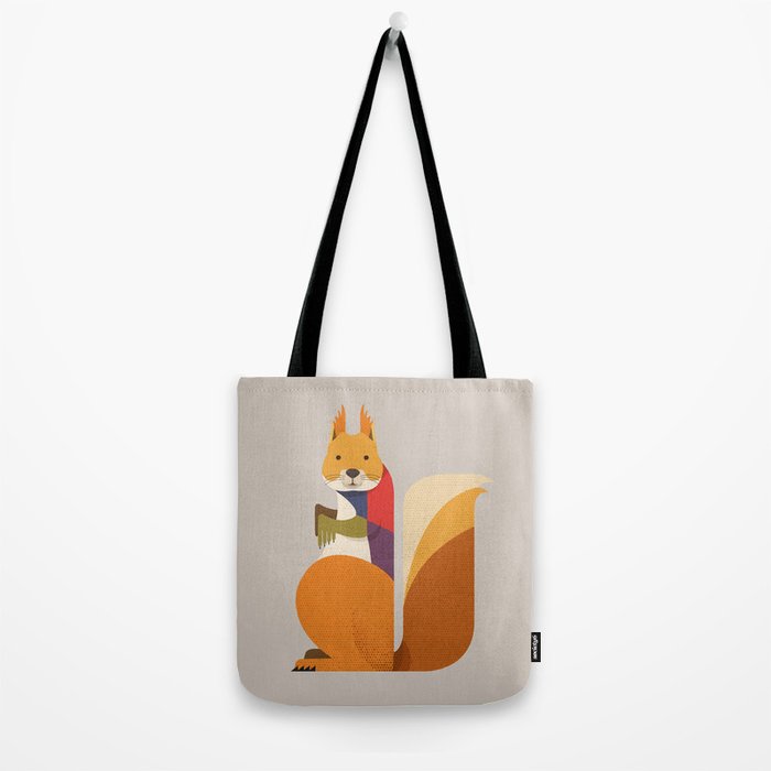 Red Squirrel Tote Bag Gallery Image 2