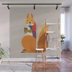 Red Squirrel Wall Mural Gallery Image 1