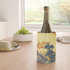 Ancient Path to Kunisada - Nature Ukiyo Landscape in Yellow, Gold, Green, Red and Orange Wine Chiller Gallery Image 4