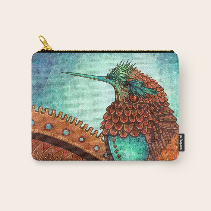 Clockwork Hummingbird Carry All Pouch Gallery Image 1