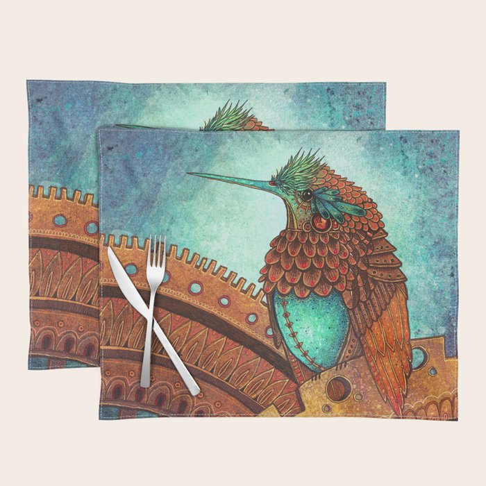 Clockwork Hummingbird Placemat Gallery Image 1
