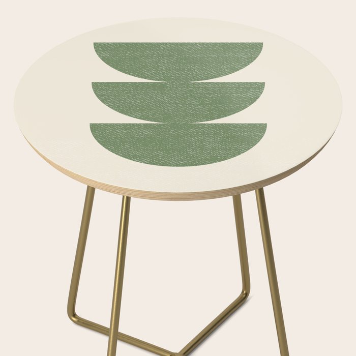 Half Circle 3 - Green Side Table Gallery Image 2