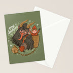 Merry Krampus Stationery Card Gallery Image 2