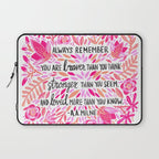 Always Remember - Pink OmbrÃ© Palette Laptop Sleeve Gallery Image 1