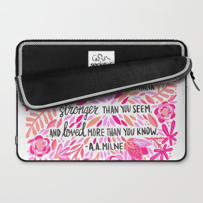 Always Remember - Pink OmbrÃ© Palette Laptop Sleeve Gallery Image 2