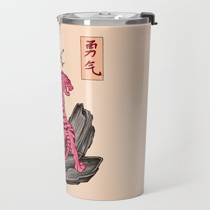 Japanese Courage Tiger Travel Mug Gallery Image 2