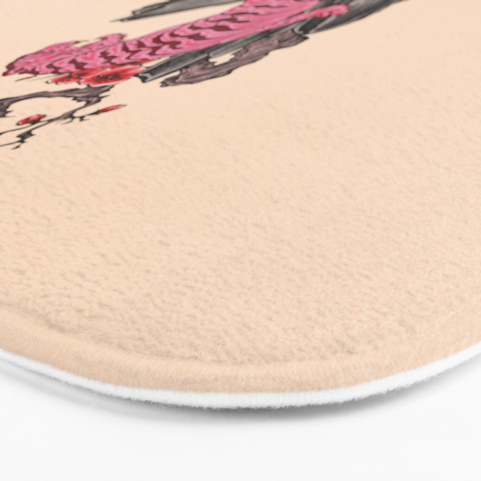 Japanese Courage Tiger Bath Mat Gallery Image 3