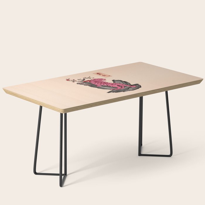 Japanese Courage Tiger Coffee Table Gallery Image 1