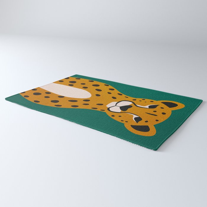 The Stare: Marigold Cheetah Rug Gallery Image 3