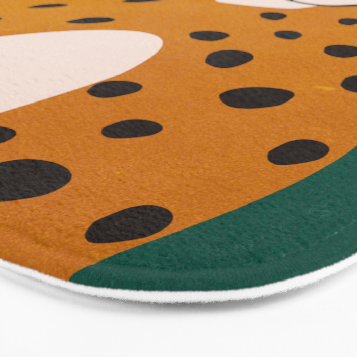 The Stare: Marigold Cheetah Bath Mat Gallery Image 3