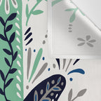 Hamsa Hand - Navy Palette Wall Tapestry Gallery Image 3