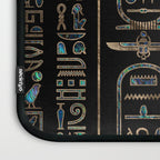 Egyptian hieroglyphs pattern Gold Abalone Laptop Sleeve Gallery Image 3