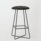 Egyptian hieroglyphs pattern Gold Abalone Stool Gallery Image 1