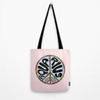 Aquarius Peace Sign Tote Bag Gallery Image 2