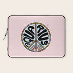 Aquarius Peace Sign Laptop Sleeve Gallery Image 1