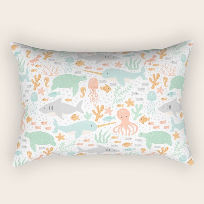 Under the Sea Rectangular Pillow Gallery Image 2