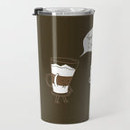 Sorry, I'm latte. Travel Mug Gallery Image 3