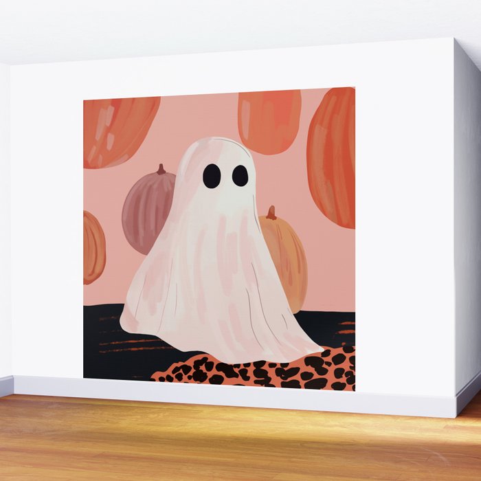 Halloween Ghost Wall Mural Gallery Image 2
