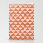 Triangular Lines in Terracotta and Blush Stationery Card Gallery Image 2
