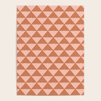 Triangular Lines in Terracotta and Blush Poster Gallery Image 4